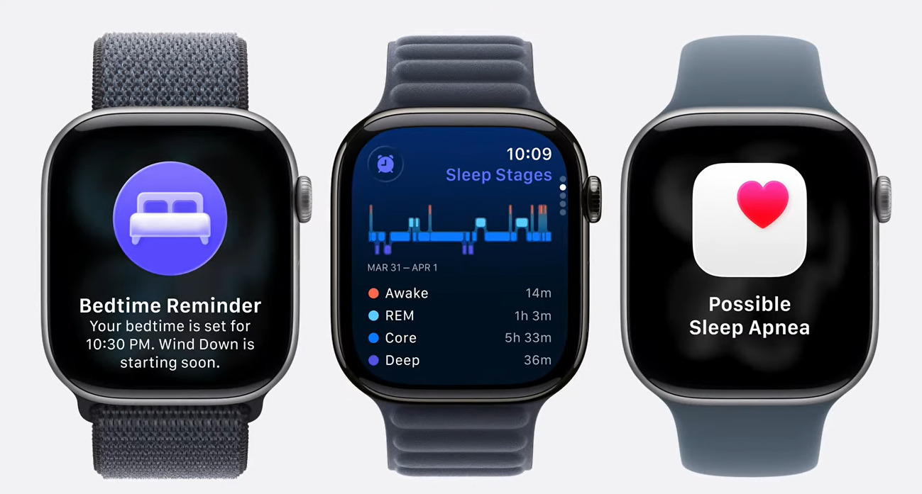 Показатели качества сна на Apple Watch Series 11