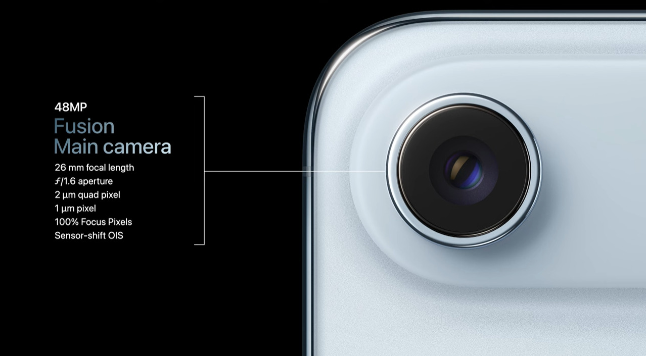 Фронтальная камера iPhone Air 18 Мп