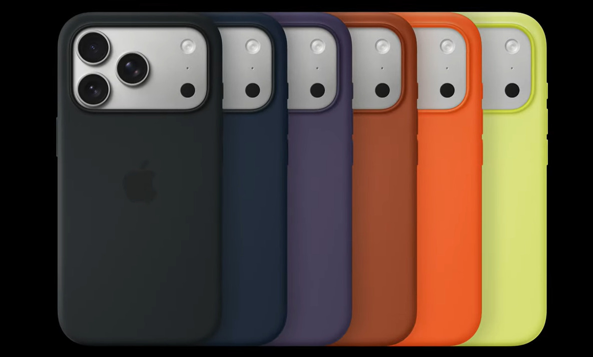 Чехлы в различных цветах для iPhone 17 Pro и 17 Pro Max