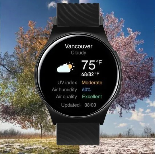 Прогноз погоды на запястье с Motorola Moto Watch 120