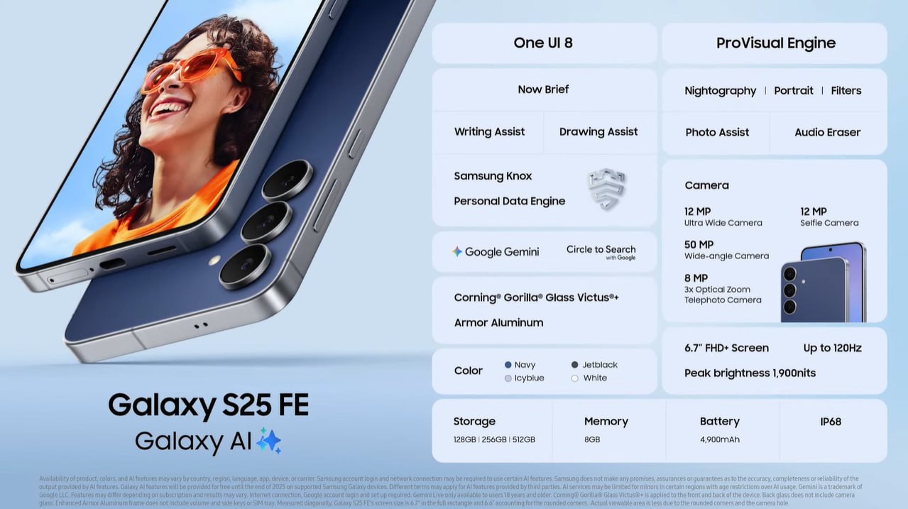 Обзор смартфона Samsung Galaxy S25 FE 