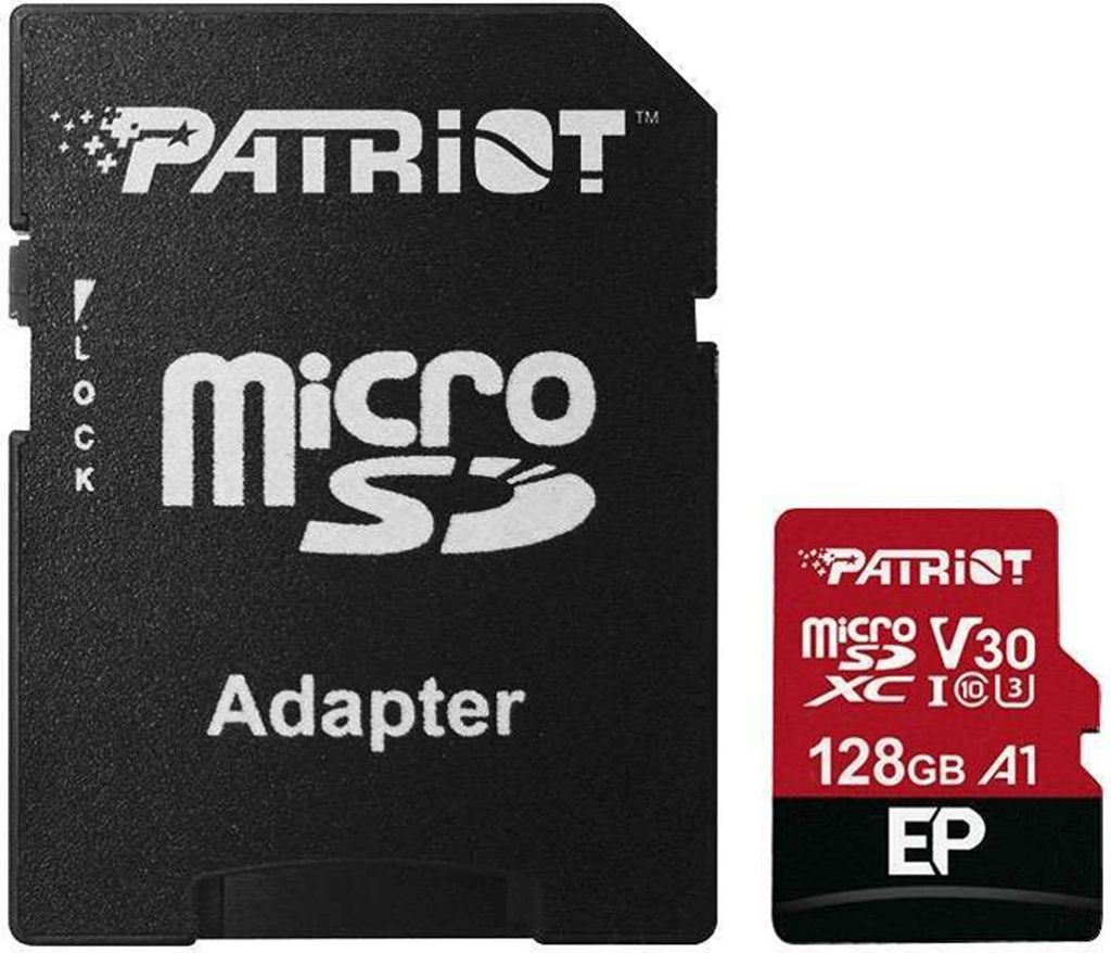 Patriot LX microSDXC з адаптером Карта пам'яті для запису відео в 4K UHD