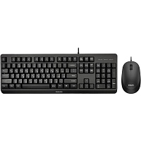 Комплект (клавиатура + мышь) Philips SPT6207BL/00 Black