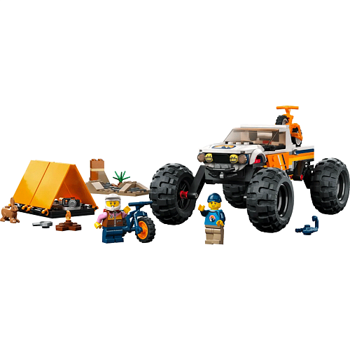 Конструктор LEGO City Приключения на внедорожнике 4x4 (60387)