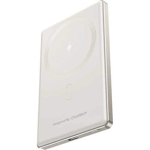 Внешний аккумулятор Choetech Magnetic Wireless B738-WH 5000mAh 20W White 
