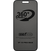 Захисне скло DK 360° Privacy Anti-Static Glass для Apple iPhone 15 Pro Max Black - придбати в Дніпрі, Україні: ціна, характеристики | інтернет-магазин TOUCH