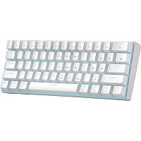 Клавіатура MageGee MK-Star 61 LED Red Switch White (6971969720978-UA) - придбати в Дніпрі, Україні: ціна, характеристики | інтернет-магазин TOUCH