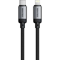 Кабель Senteo SM-06 Nano Braided USB-C to Lightning 30W 1m Black - придбати в Дніпрі, Україні: ціна, характеристики | інтернет-магазин TOUCH
