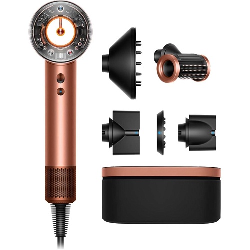 Фен Dyson Supersonic HD16 Nural Straight to Wavy Amber Silk (143644-01)