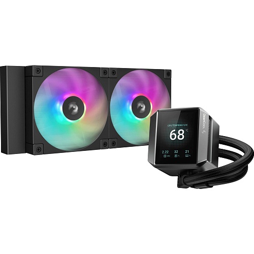 Система водяного охолодження Deepcool Mystique 240 ARGB Black (R-LX550-BKADSNC-G-1) UA - придбати в Дніпрі, Україні: ціна, характеристики | інтернет-магазин TOUCH