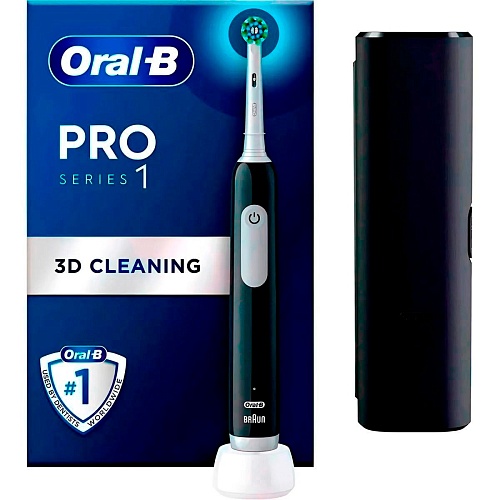 Электрическая зубная щетка Oral-B D305 Pro Series 1 Travel Case Black (D305.513.3X) Уценка