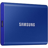 Внешний SSD накопитель Samsung T7 500 GB Indigo Blue (MU-PC500H/WW)
