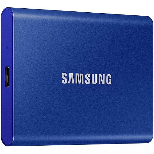 Внешний SSD накопитель Samsung T7 500 GB Indigo Blue (MU-PC500H/WW)