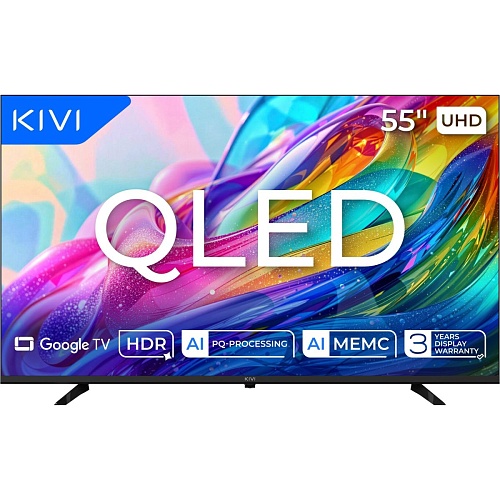 Телевизор Kivi U820KB 55" Ultra HD 4K QLED (55U820KB)