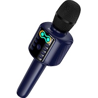 Мікрофон з караоке Hoco L24 Shine Blue - придбати в Дніпрі, Україні: ціна, характеристики | інтернет-магазин TOUCH