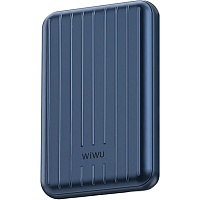 Внешний аккумулятор WiWU Trunk Series Magnetic PP02 Wireless Charger 5000mAh 20W Blue 