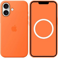 Чохол Silicone Case with Button, Animation & MagSafe для Apple iPhone 17 Orange AAA - придбати в Дніпрі, Україні: ціна, характеристики | інтернет-магазин TOUCH