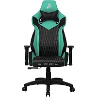 Геймерское кресло 1stPlayer WIN101 Black/Green