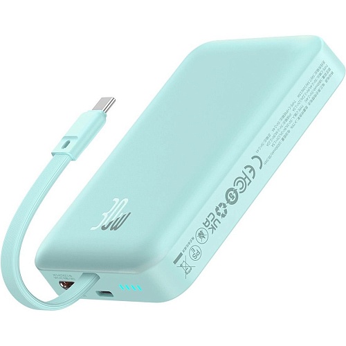 Внешний аккумулятор Baseus Magnetic Mini 10000mAh 30W Blue (P1002210B333-00)