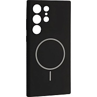 Чехол DK Luxury Silicone Case with MagSafe для Samsung Galaxy S25 Ultra Black