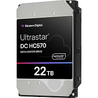 Жесткий диск 3.5" WD Ultrastar DC HC570 22TB SATA 512MB (WUH722222ALE6L4/0F48155)