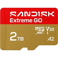 Карта пам`яті SanDisk microSDXC Extreme GO 2TB Class 10 UHS-I V30 A2 (SDSQXGN-2T00-GN6MN) - придбати в Дніпрі, Україні: ціна, характеристики | інтернет-магазин TOUCH