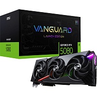 Відеокарта MSI GeForce RTX 5080 16G VANGUARD SOC LAUNCH EDITION (G5080-16VGSL) EU - придбати в Дніпрі, Україні: ціна, характеристики | інтернет-магазин TOUCH