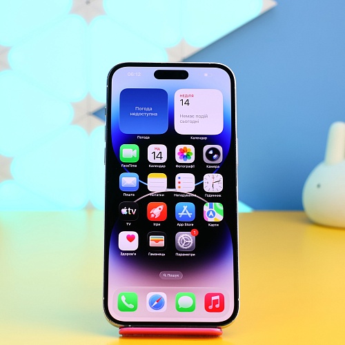 Смартфон Apple iPhone 14 Pro Max 256GB eSIM Silver (MQ8U3) Б/У