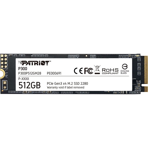 SSD накопитель Patriot P300 512GB (P300P512GM28)