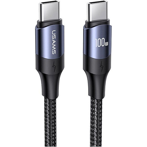 Кабель Usams US-SJ526 U71 USB-C to USB-C 100W 3m Black (SJ526USB01)