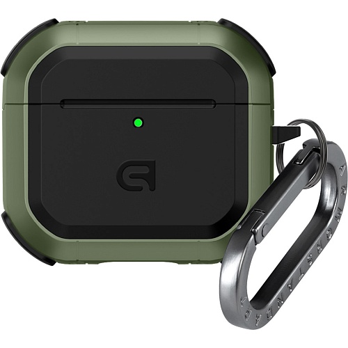 Чехол ArmorStandart Panzer для Apple AirPods 4/5 Olive Green (ARM82554)