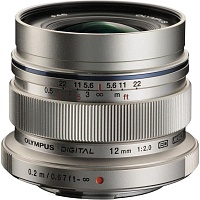 Об'єктив Olympus ED 12mm f/2.0 Silver (V311020SE000) - придбати в Дніпрі, Україні: ціна, характеристики | інтернет-магазин TOUCH