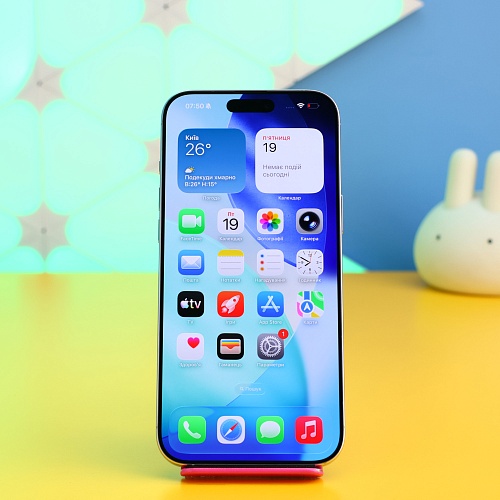 Смартфон Apple iPhone 16 Pro Max 256GB White Titanium (MYWW3) Б/У