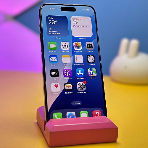 Смартфон Apple iPhone 15 Pro Max 256GB Black Titanium (1243) Б/У