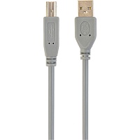 Кабель Maxxter USB 2.0 AM/BM 1.8m Gray (U-AMBM-6G)