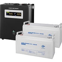 Джерело безперебійного живлення (ДБЖ) LogicPower W1500 + 2 x LPM-MG батарея 12V - 120Ah (19807) - придбати в Дніпрі, Україні: ціна, характеристики | інтернет-магазин TOUCH