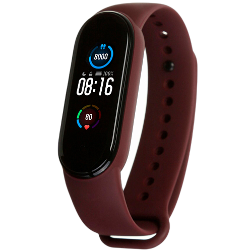 Ремешок ArmorStandart для Xiaomi Mi Band 7/6/5 New Style (Marsala)
