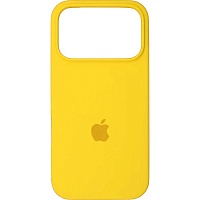 Чехол Silicone Case для Apple iPhone 17 Pro Max Yellow AA