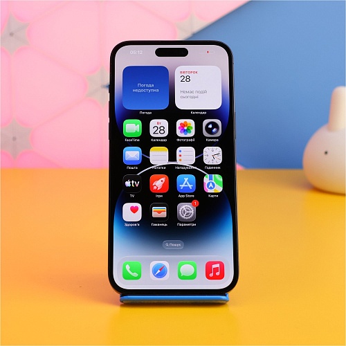 Смартфон Apple iPhone 14 Pro Max 128GB Space Black (MQ9P3) Б/У