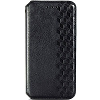 Чехол-книжка GETMAN Cubic Cover Case для Xiaomi Redmi Note 10 (Black)