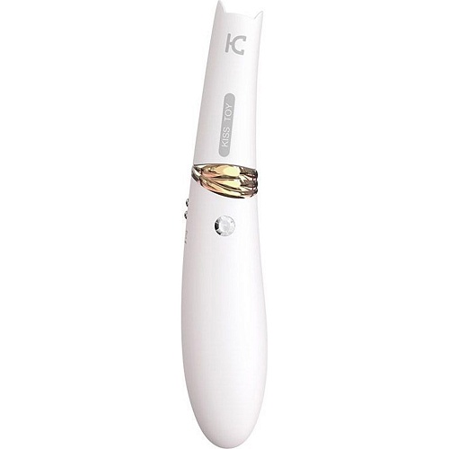 Вибратор с вакуумной стимуляцией KissToy Miss CC White (SO3762)