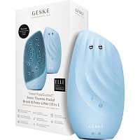 Чистящая щетка для лица GESKE Sonic Thermo Facial Brush&Face-Lifter 8в1 Aquamarine (HB0094)