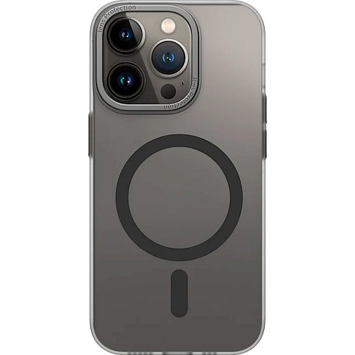 Чехол WiWU Magnetic Crystal Case для Apple iPhone 14 Pro Max Transparent/Black