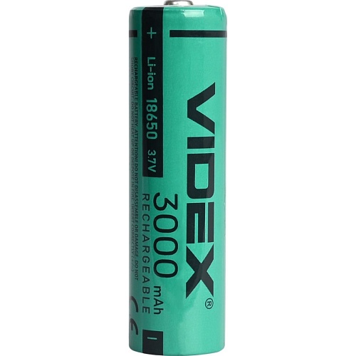 Аккумулятор Videx 18650 3000mAh Li-ion 1шт (18650/3000/1B)