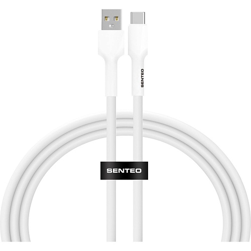 Кабель Senteo SL-03 Silica Gel USB-A to USB-C 1m White - придбати в Дніпрі, Україні: ціна, характеристики | інтернет-магазин TOUCH