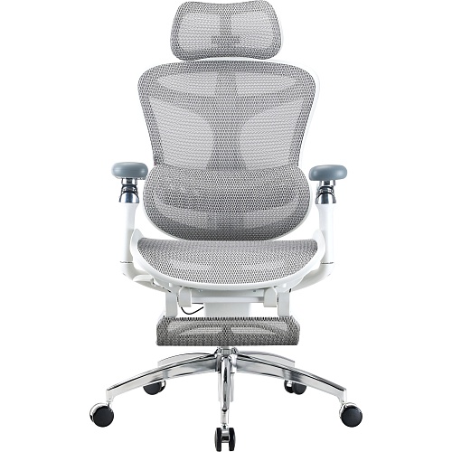 Офисное кресло Sihoo DORO C300 Pro Mesh with Footrest White (DORO-C300-PRO-M102-JT)
