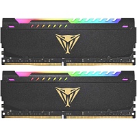 Модуль памяти DDR4 Patriot Viper Steel RGB 2x32GB 3200MHz Black (PVSR464G320C8K)