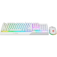 Комплект (клавіатура + миша) MSI Vigor GK30 Combo White UA (S11-04UA302-CLA) - придбати в Дніпрі, Україні: ціна, характеристики | інтернет-магазин TOUCH
