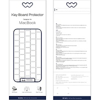 Захисна накладка на клавіатуру WiWU MacBook Air 13" 2022-2024 /Air 15" 2023-2024 / Pro 14" 2021-2024 / Pro 16" 2021-2024