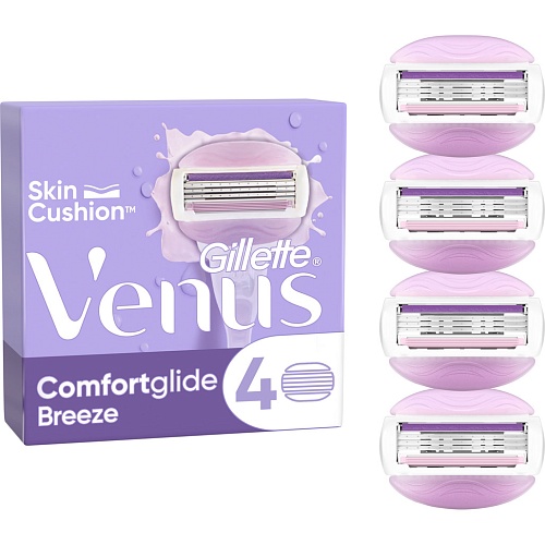 Сменное лезвие Gillette Venus ComfortGlide Breeze 4 шт (7702018886364)